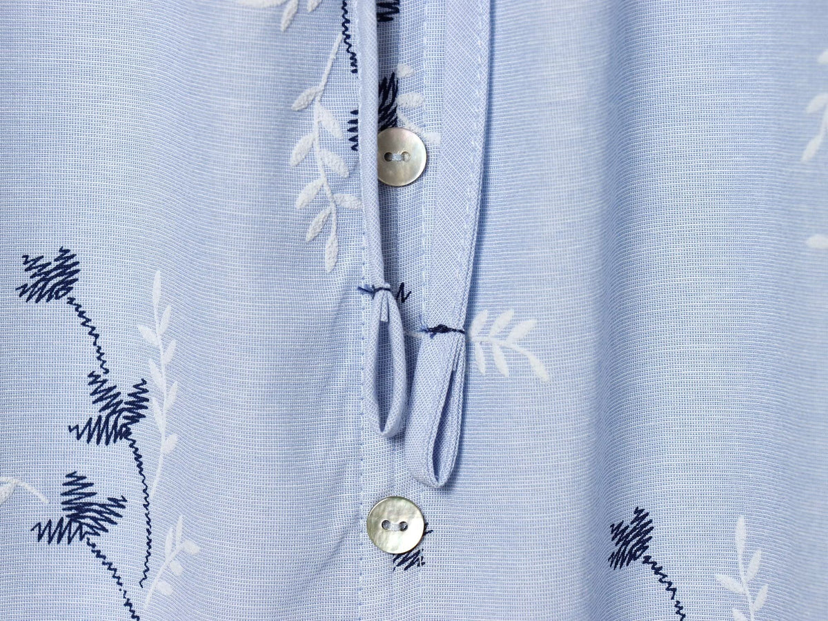 Women's pressed glue embroidered printed shirt