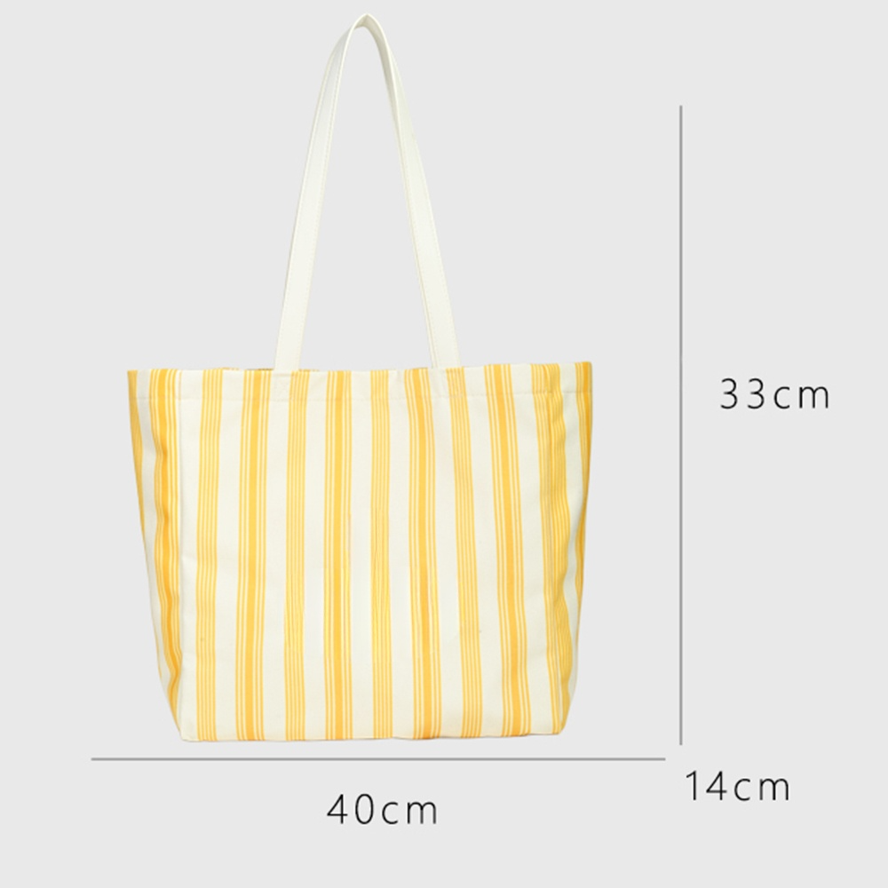 #288 Women's new Joker large capacity striped shoulder handbag