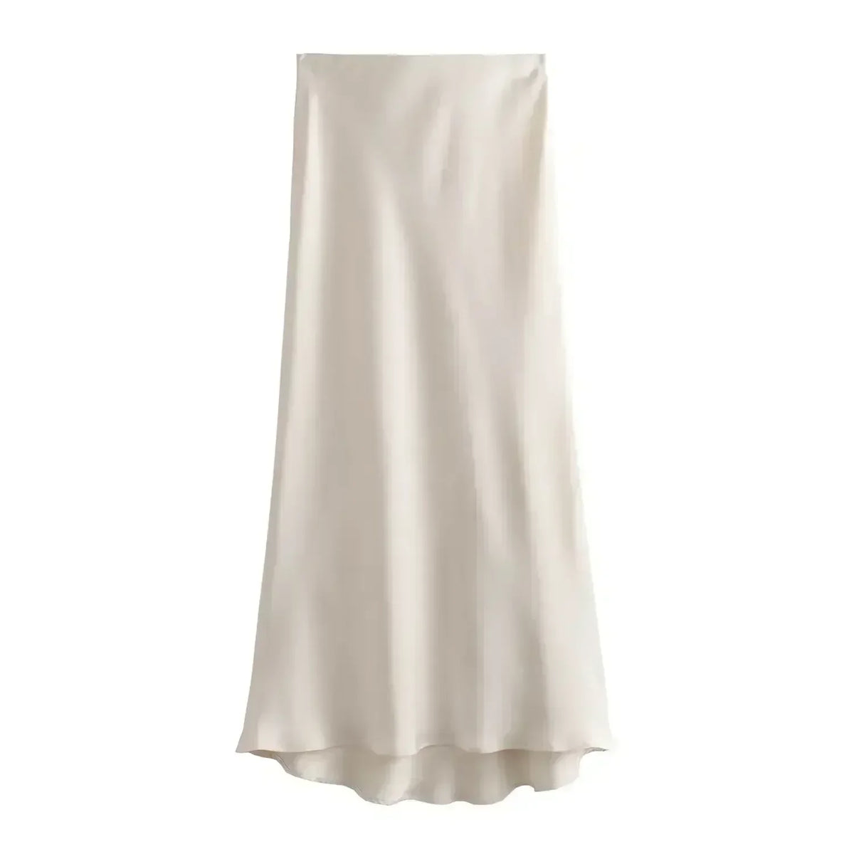 Women's Summer New Chic Fashion Multi Color Satin Texture Slim Fit Draped Midi Dress Retro Elastic Waist Women's Dress Mujer