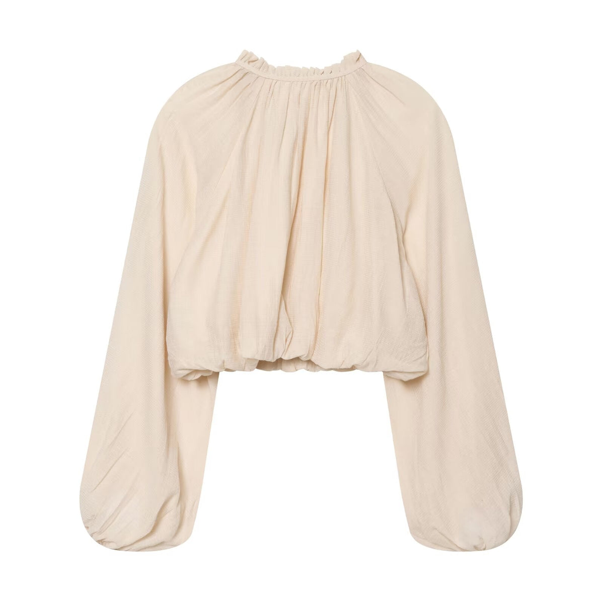 suit Women's 2 pieces bow decoration lantern sleeve top+Skirts